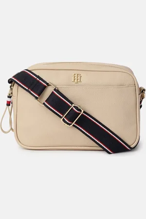 Tommy Hilfiger Women Structured Sling Bag with Applique