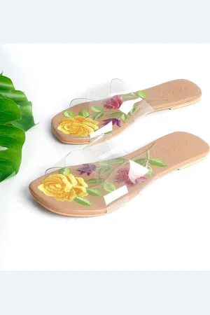 Sole House Women Slip-On Open Toe Flats