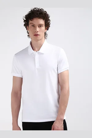 Calvin Klein Men Polo Collar Solid Slim Fit T-shirt