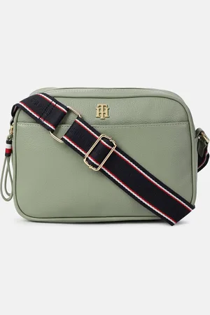Tommy Hilfiger Structured Sling Bag with Bow Detail