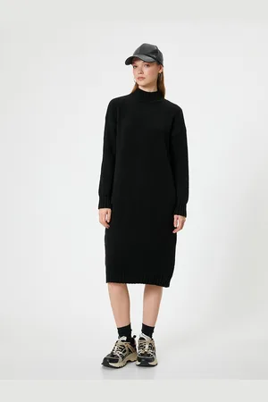 Koton Women Midi High Neck Dress