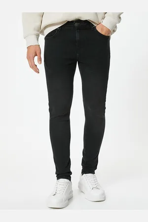 Koton Men Skinny Fit Low-Rise Trousers