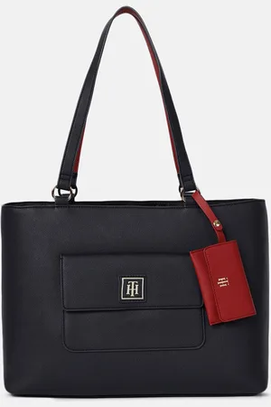 Tommy Hilfiger Structured Shoulder Bag with Tasselled