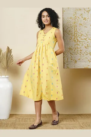 Globus Self-Design A-line Midi Dress
