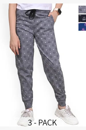 BAESD Girls Pack Of 3 Pure Cotton Joggers