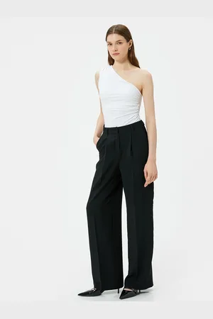 Koton Solid One Shoulder Top