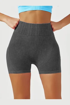 LULU & SKY Women Self Designed Slim Fit High-Rise Sports Shorts
