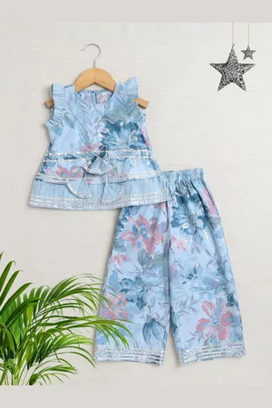 The Magic Wand Girls Embellished Top with Pyjamas