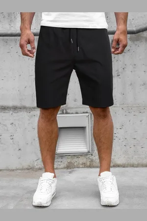 NOBERO Men Mid Rise Drawstring Cotton Sports Shorts
