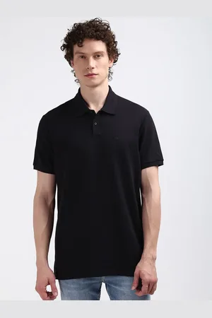 Calvin Klein Men Polo Collar Solid T-shirt