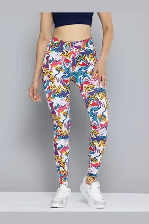DECATHLON Women Printed Training Tights