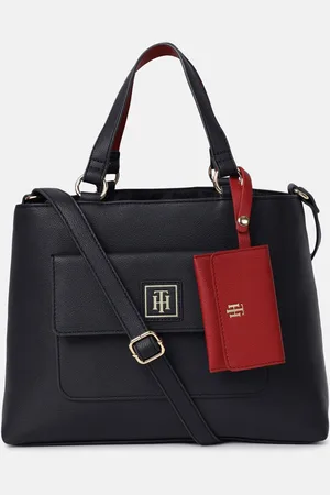Tommy Hilfiger Structured Handheld Bag with Applique