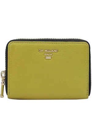 Da Milano Unisex Textured Leather Zip Around Wallet