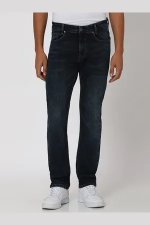 Mufti Men Originals Mid Rise Clean Look Relaxed Straight Fit Stretchable Jeans
