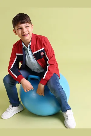 Ralph Lauren Boys Striped Reversible Bomber Jacket