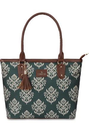 THE CLOWNFISH Percy Grey Structured Shoulder Bag