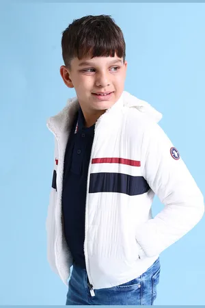 Ralph Lauren Boys White Reversible Puffer Jacket