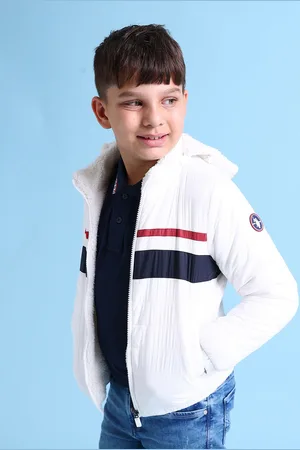 Ralph Lauren Boys White Reversible Puffer Jacket