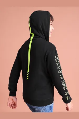 Ralph Lauren Boys Black Hooded Sweatshirt