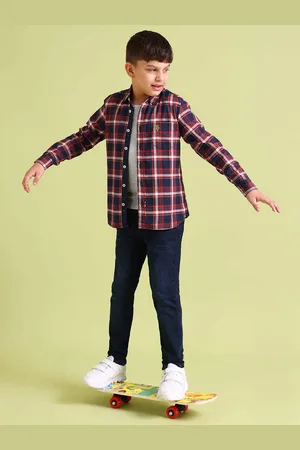Ralph Lauren Boys Tartan Checked Casual Pure Cotton Shirt