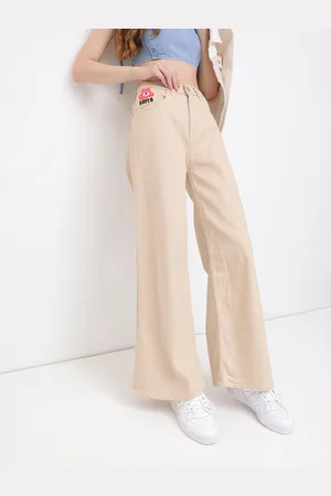 DressBerry Ready To Charm Applique Wide Leg Jeans