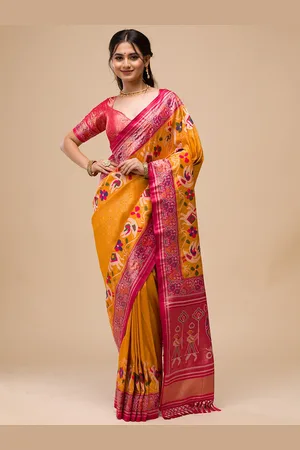Koskii Woven Design Zari Saree