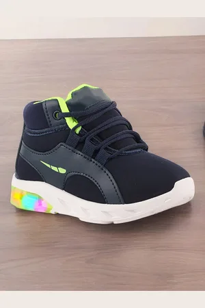 BAESD Kids Round Toe Mid-Top Sneakers