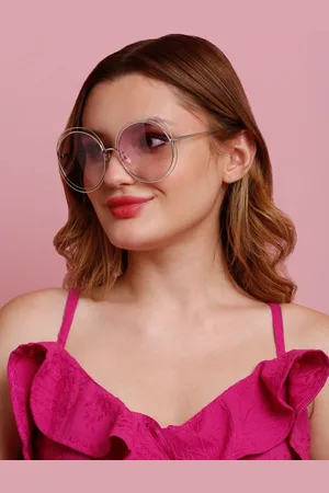 Sunnies Women Round Sunglasses with UV Protected Lens