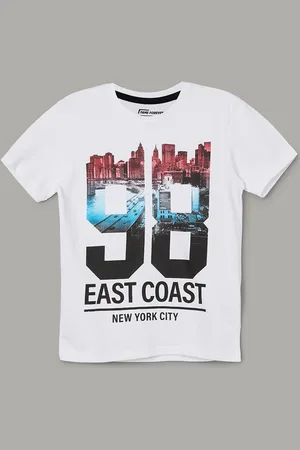 Lifestyle Boys Printed Cotton T-shirt