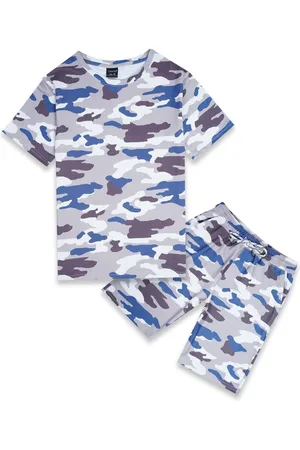 CAVIO Boys Printed T-shirt with Shorts Regular Fit Half Sleeve Casual Clothing Set