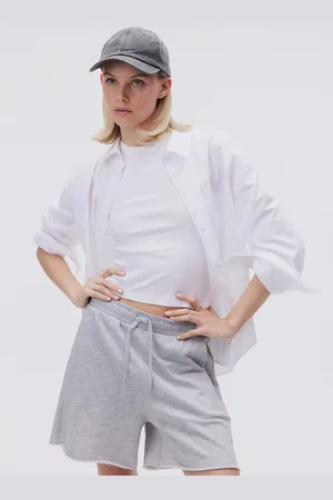 H&M Women Pull-On Sweatshirt Shorts