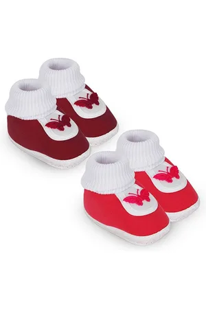 BAESD Kids Set Of 2 Cotton Booties