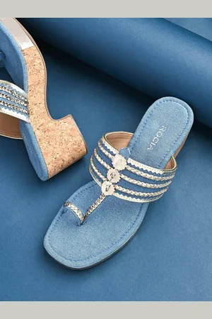 Rocia Embellished Open Toe Block Heels