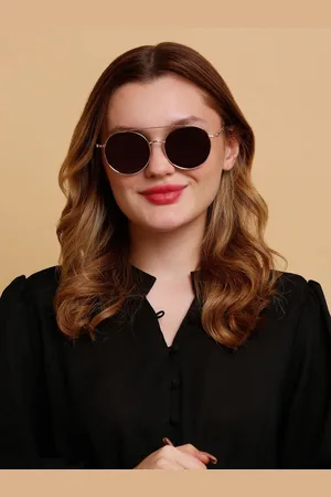Sunnies Women Round Sunglasses with Polarised Lens SNS-11683-C103