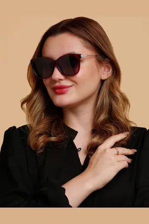 Sunnies Women Cateye Sunglasses with Polarised Lens-SNS-11717-C042