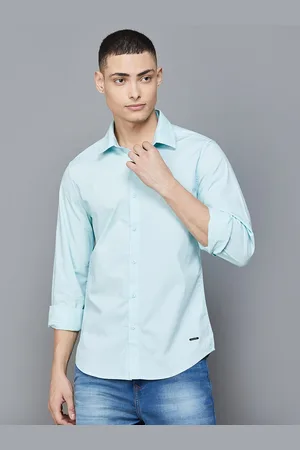 Bossini Slim Fit Spread Collar Long Sleeves Cotton Casual Shirt
