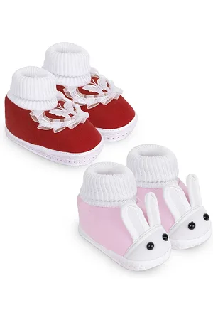 BAESD Kids Set Of 2 Cotton Booties