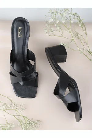 Inc 5 Open Toe Blocked Heels