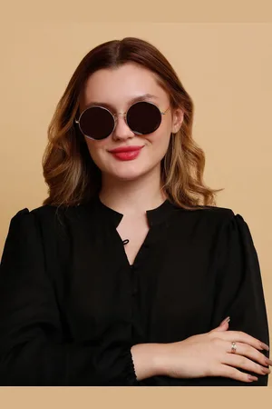 Sunnies Women Round Sunglasses with UV Protected Lens