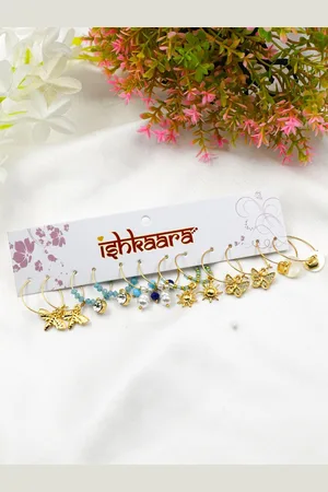 ISHKAARA Circular Hoop Earrings For Women