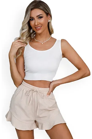 LULU & SKY Women Loose Fit High Rise Pure Cotton Shorts