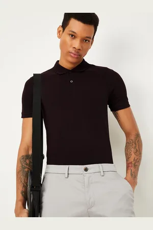 Max Collection Men Polo Collar Pockets T-shirt