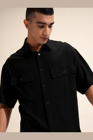 Highlander Solid Utility Pocket Oversized Shirt