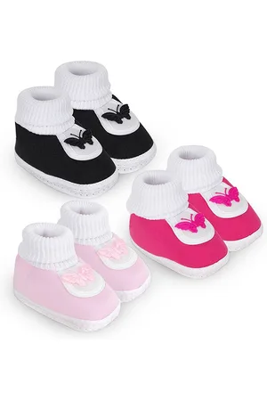 BAESD Kids Set Of 3 Cotton Booties