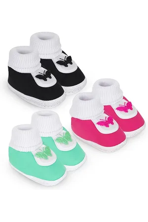 BAESD Kids Set Of 3 Cotton Booties