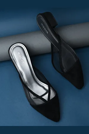 Rocia Pointed Toe Block Peep Toes Heels