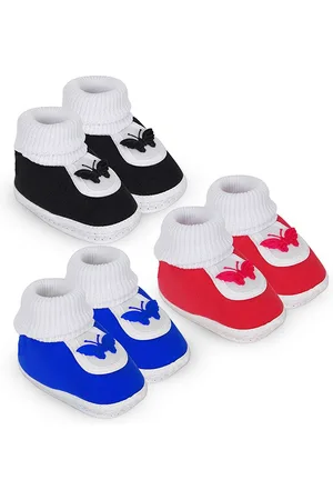 BAESD Kids Set Of 3 Cotton Booties