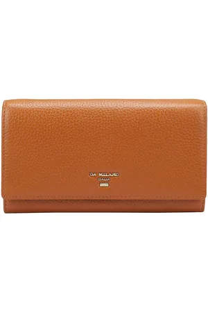 Da Milano Women Textured Leather Envelope Wallet