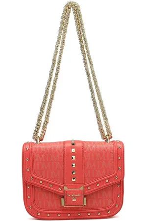 Da Milano Textured Leather Structured Sling Bag