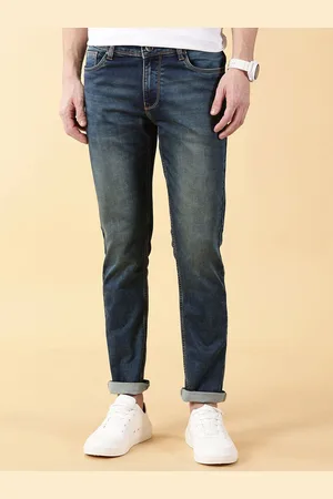 VALEN CLUB Men Slim Fit Light Fade Clean Look Cotton Jeans